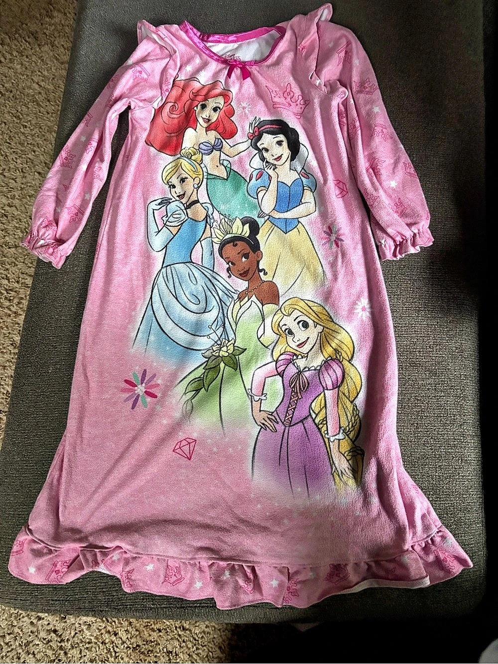 Disney Princess Fleece Nightgown Pink